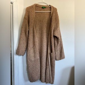 Burnt Orange cardigan sweater